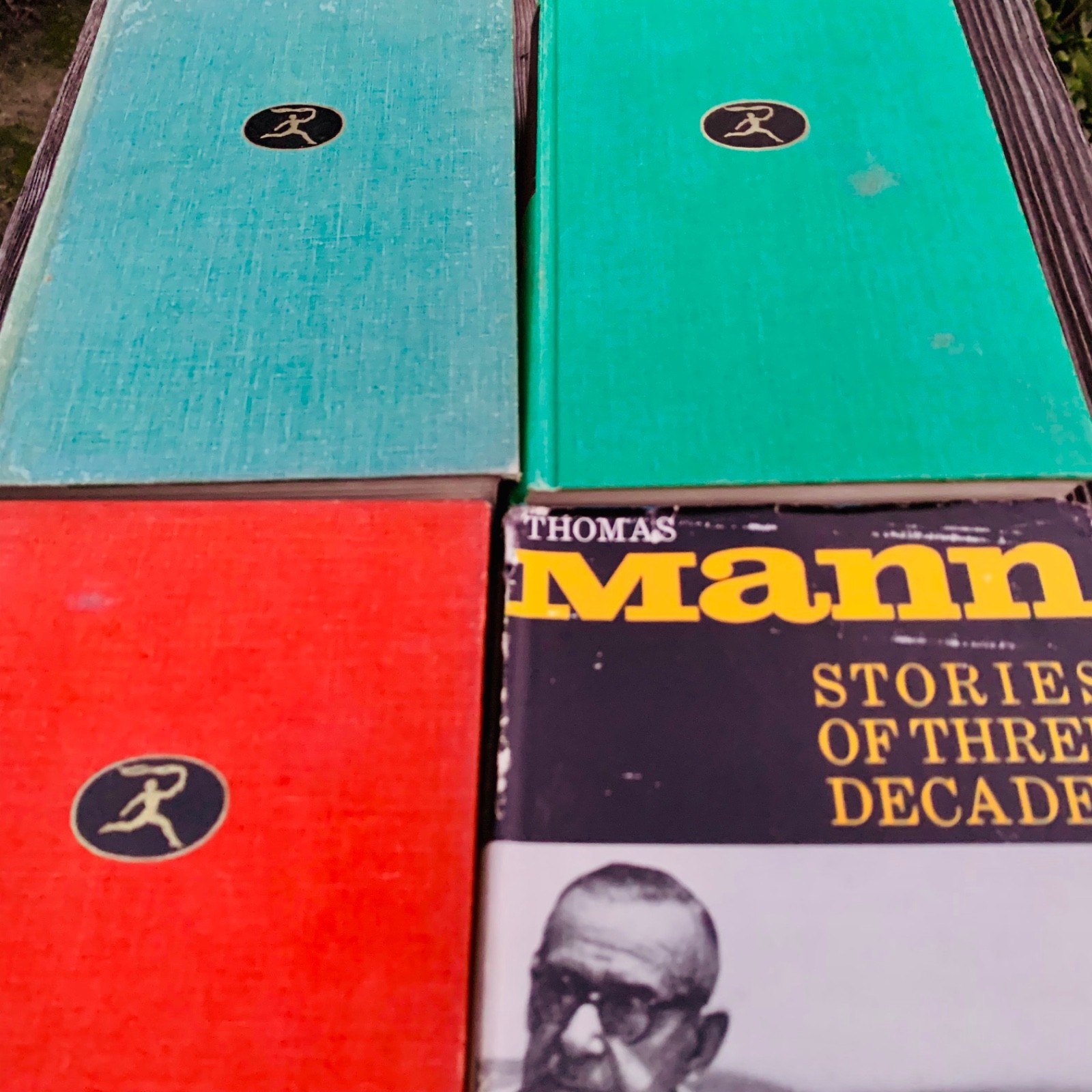 Vintage Modern Library GIANTS 4 Books Mid Century Decor Mann Pushkin Augustine
