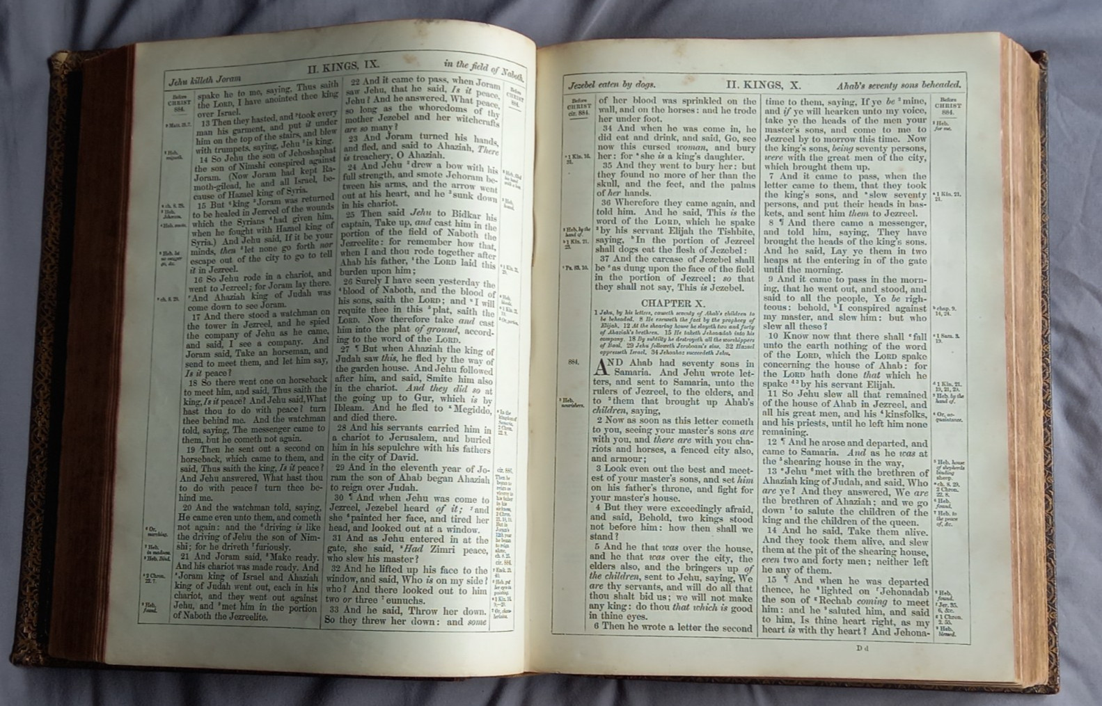 Antique 1901 KJV Holy Bible Large Oxford University Press Full Leather Pulpit