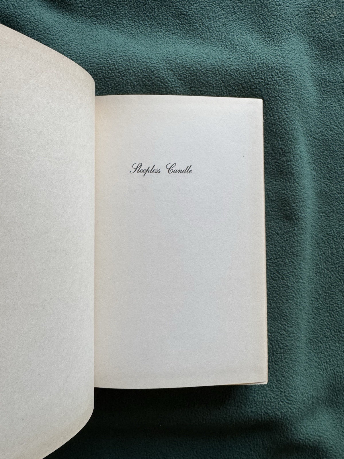 Anne Paterson Sleepless Candle 1941 Second Printing Signed and Inscribed Novel