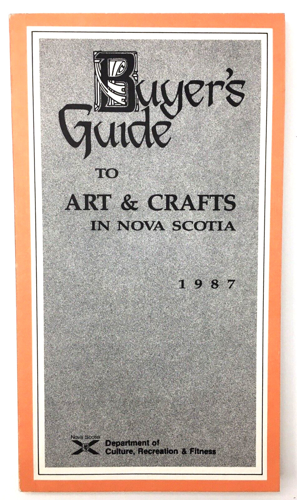 Buyer’s Guide to Art & Crafts In Nova Scotia Book 1987 159 page Directory