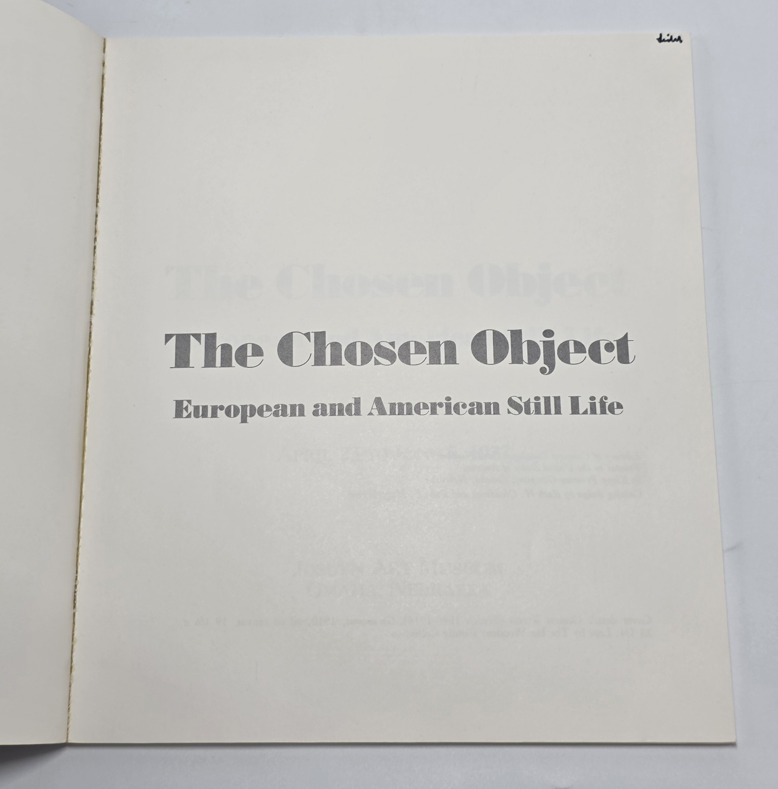 Odilon Redon Cézanne Warhol O’Keeffe Still Life Exhibition Catalog 1977