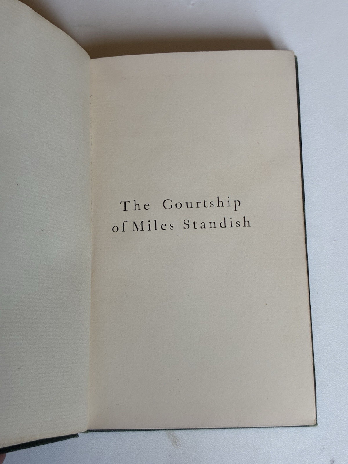 The Courtship of Miles Standish by Henry Wadsworth Longfellow RARE 1901 HC