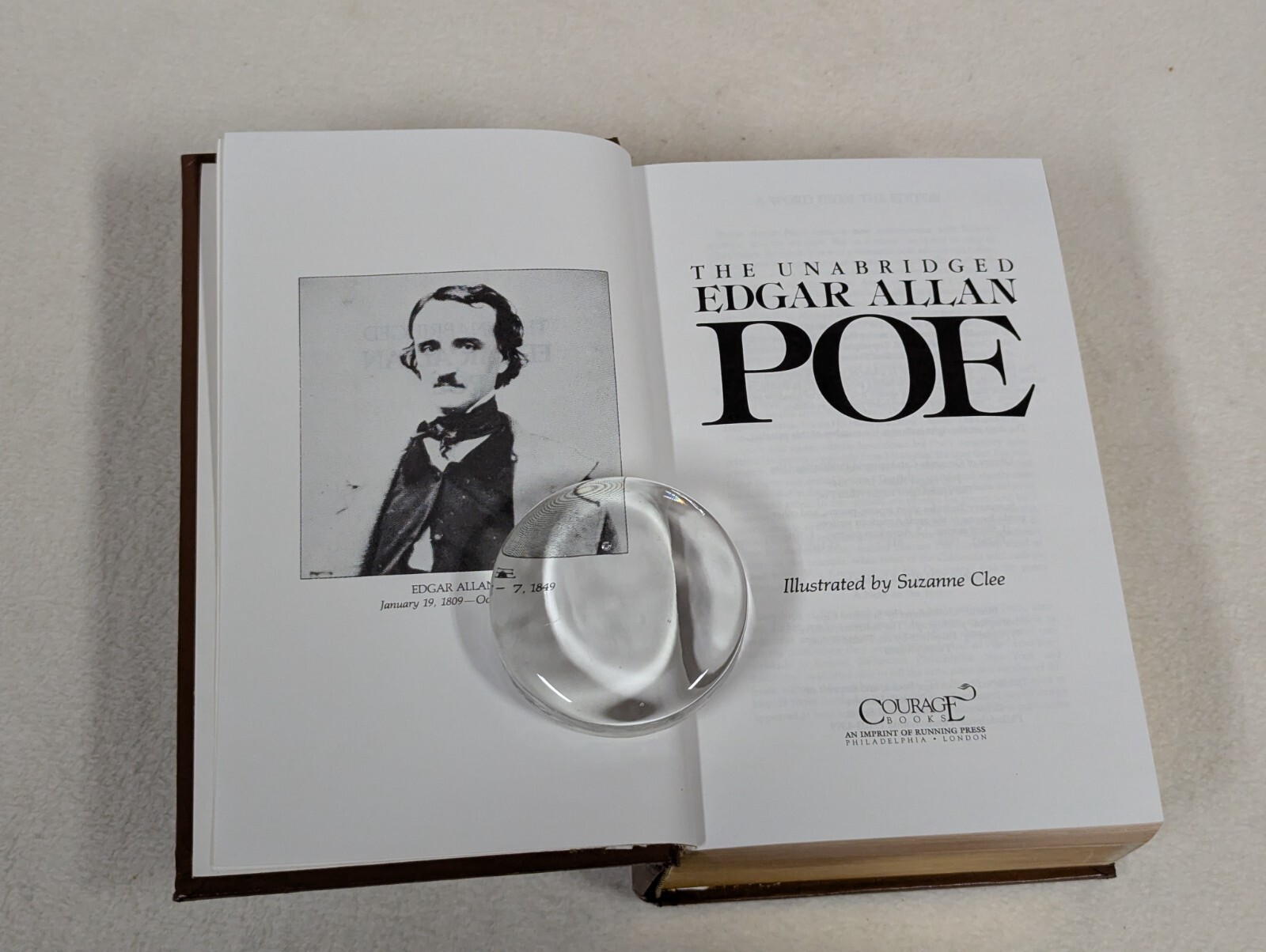 The Unabridged Edgar Allan Poe Leather Bound Luxury Edition + Ephemera Harry Poe