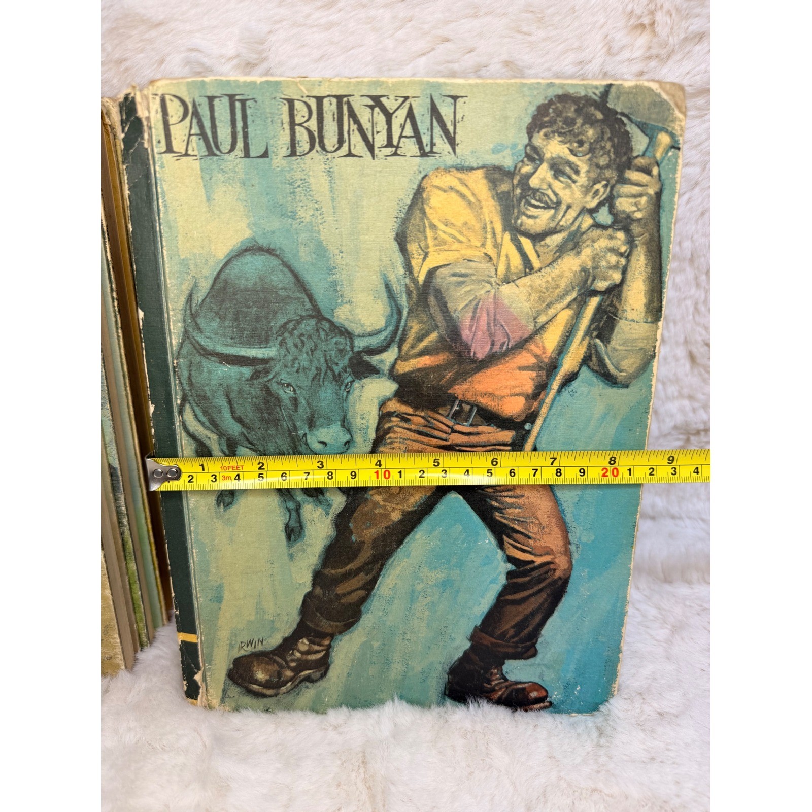 Vintage 1968 Educator Classic Library Hardcover Books Set of 12 Don Irwin Art