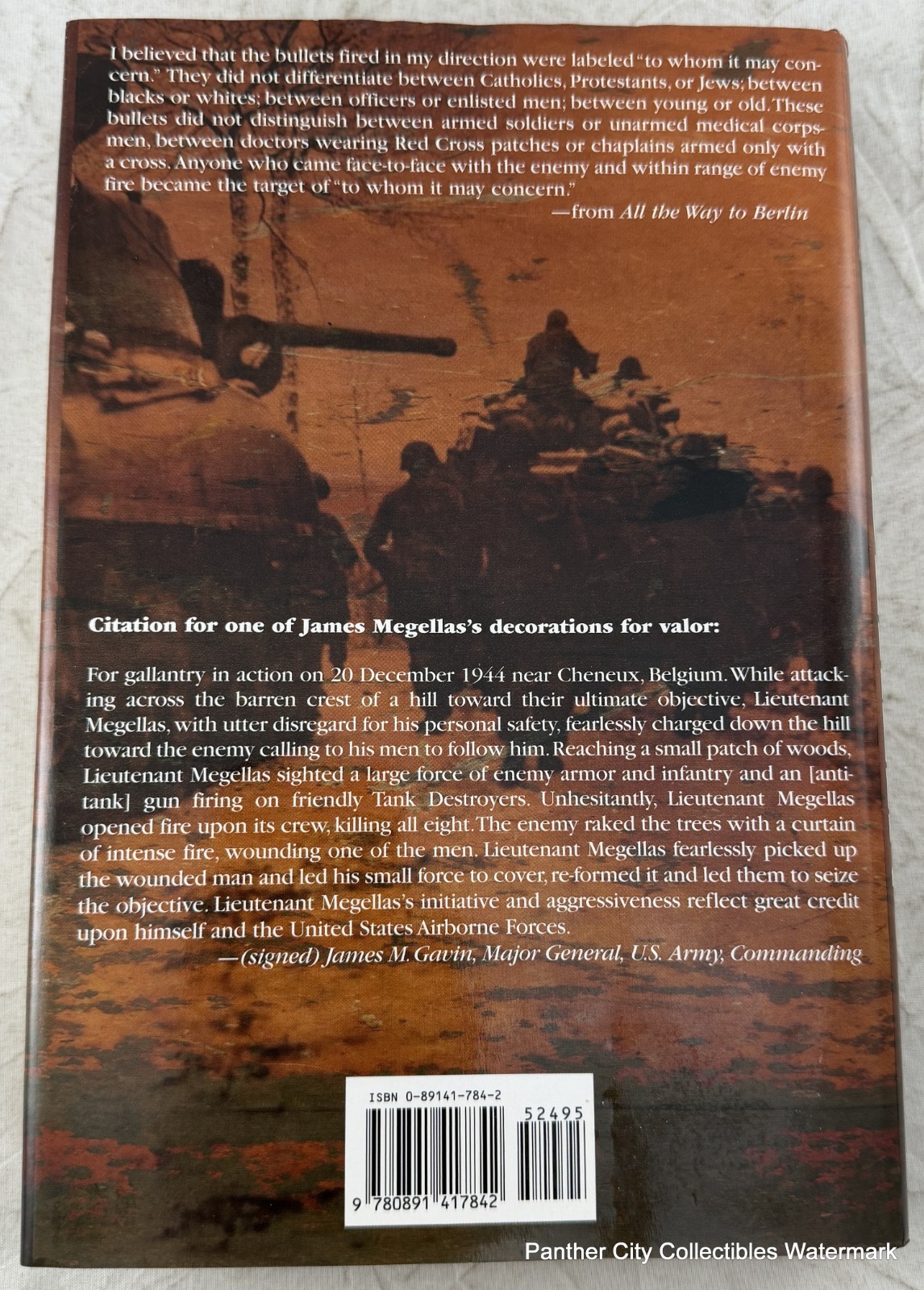 Signed James Magellas All The Way To Berlin WWII Paratrooper 82nd Airborne Army