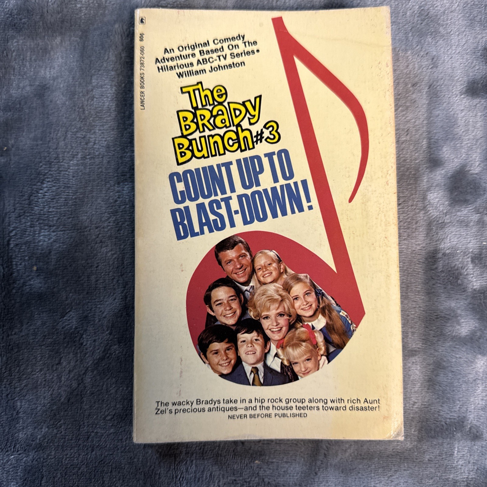 VTG 1st 1970 Brady Bunch #3 Count Up To Blast-Down! Lancer Paperback Book VG+