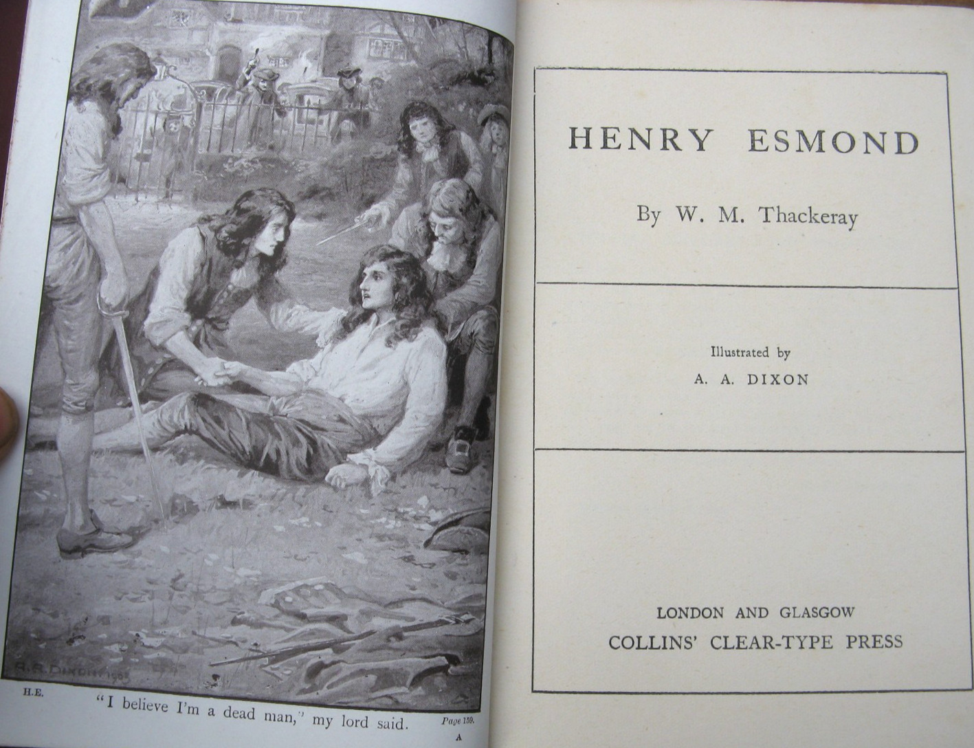 1910 Henry Esmond- Thackeray Fine Leather Art Nouveau