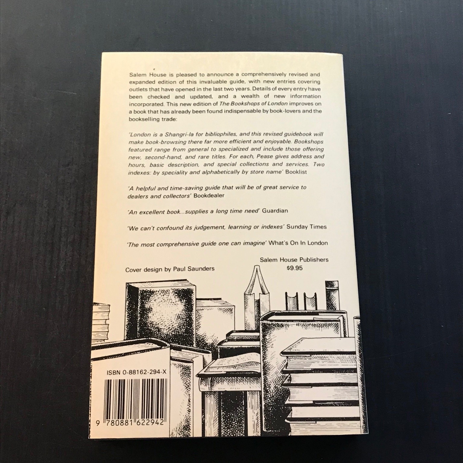The Bookshops of London Martha Redding Pease Third Edition 1987