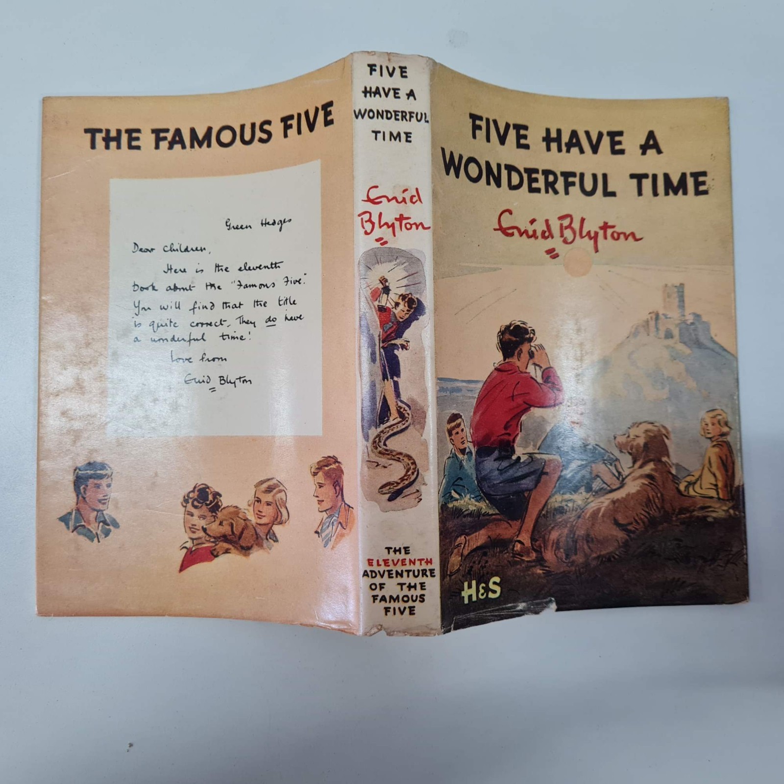 Five Have a Wonderful Time by Enid Blyton HCDJ 1952 1st Edition THE FAMOUS FIVE