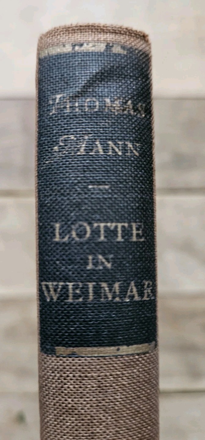 1956. Lotte In Weimar Roman By Thomas Mann | In German – Rare