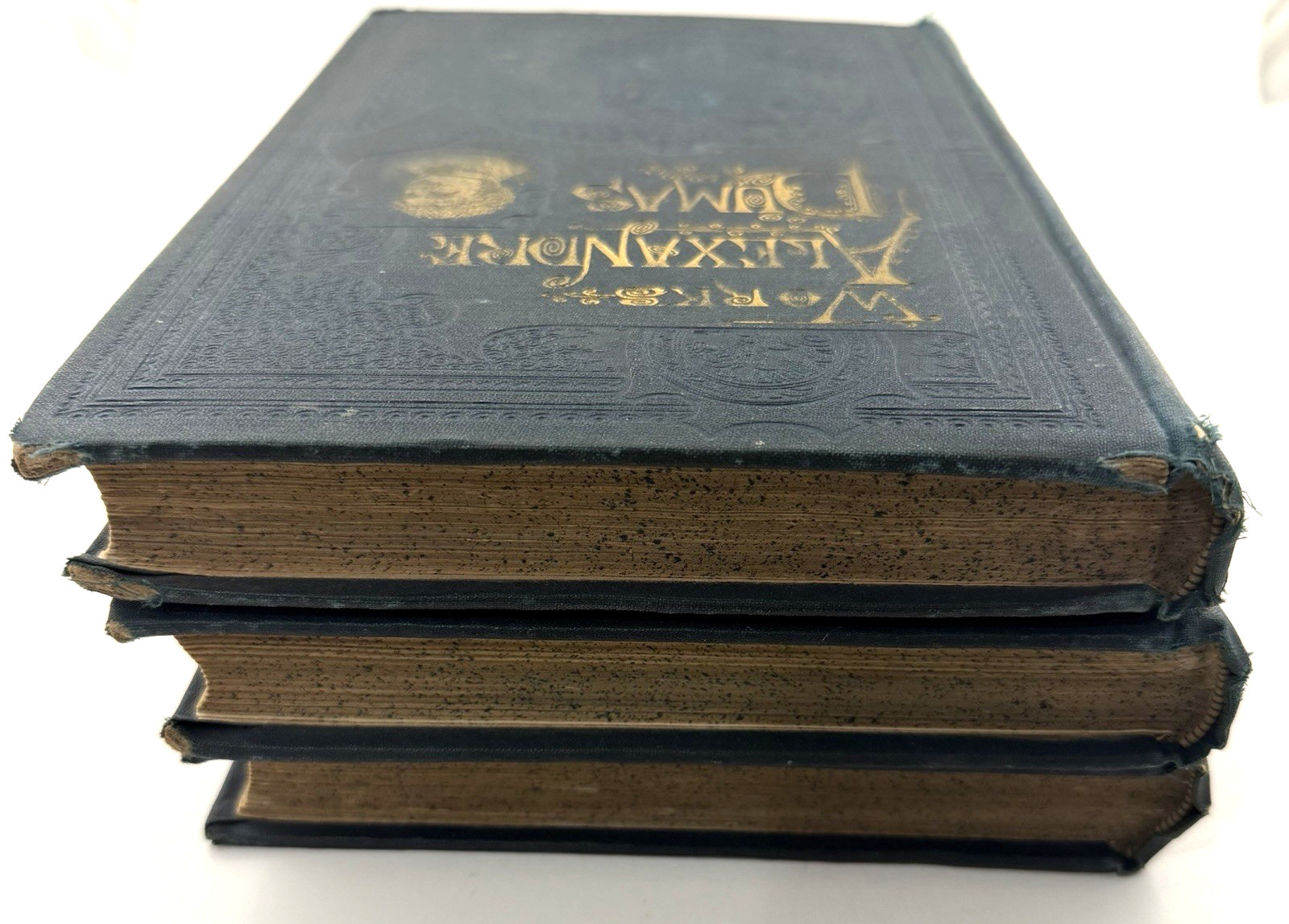 WORKS OF ALEXANDRE DUMAS Volumes 2, 3 & 4 Collier 1893