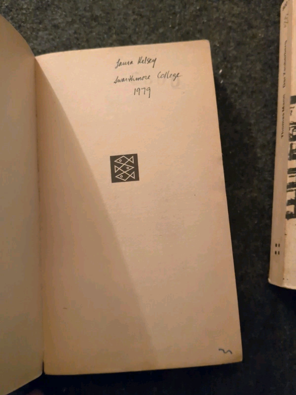 Thomas Mann Der Zauberer Roman book 1 & 2 German text (W)
