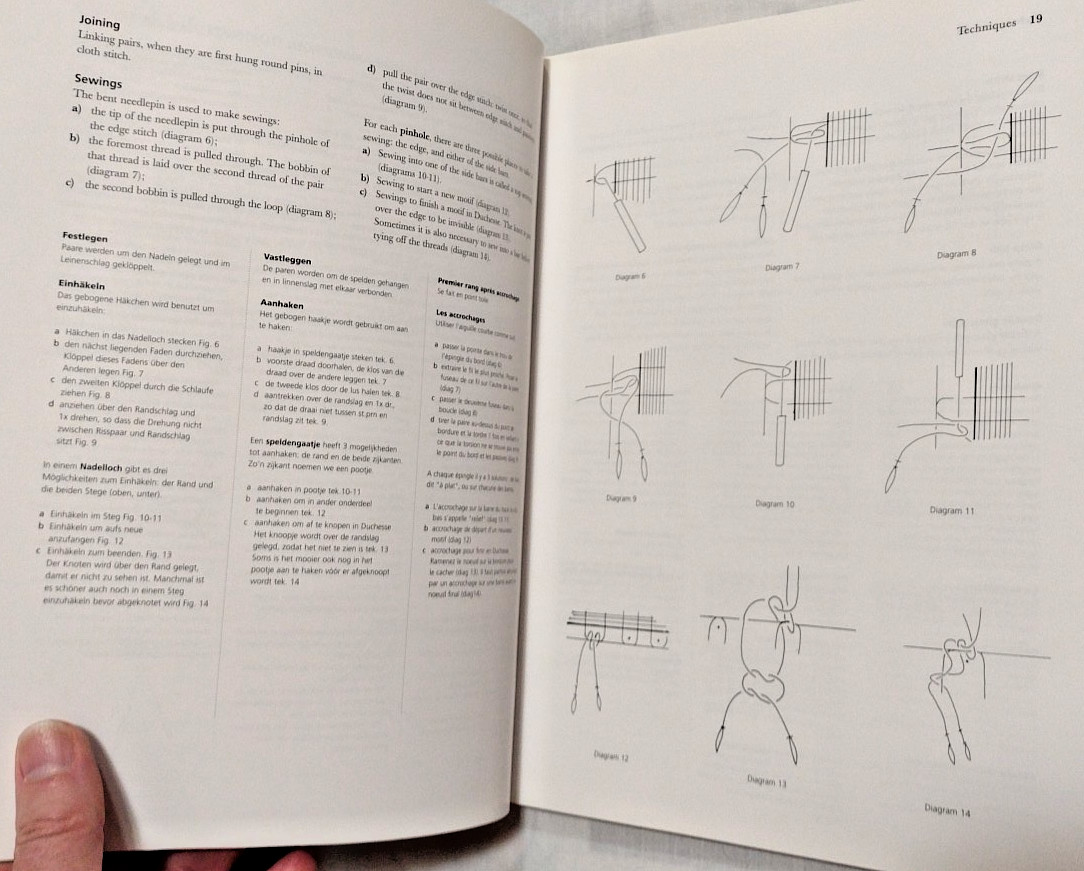 50 Dutch Bobbin Lace Patterns: Withof & Duchesse 2003 PB Yvonne Scheel SIGNED!