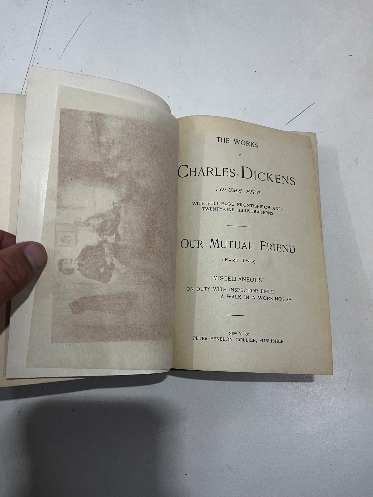 Charles Dickens p.f. collier 8 hardcover lot DOMBY SONS 1,2- COPPERFIELD 2-