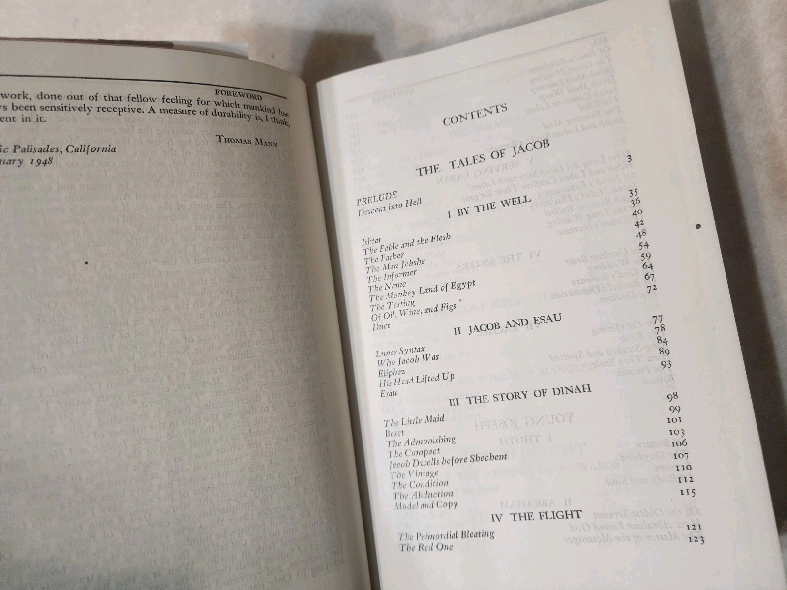 JOSEPH AND HIS BROTHERS Thomas Mann COMPLETE 1st Edition First Print 1948 HCDJ