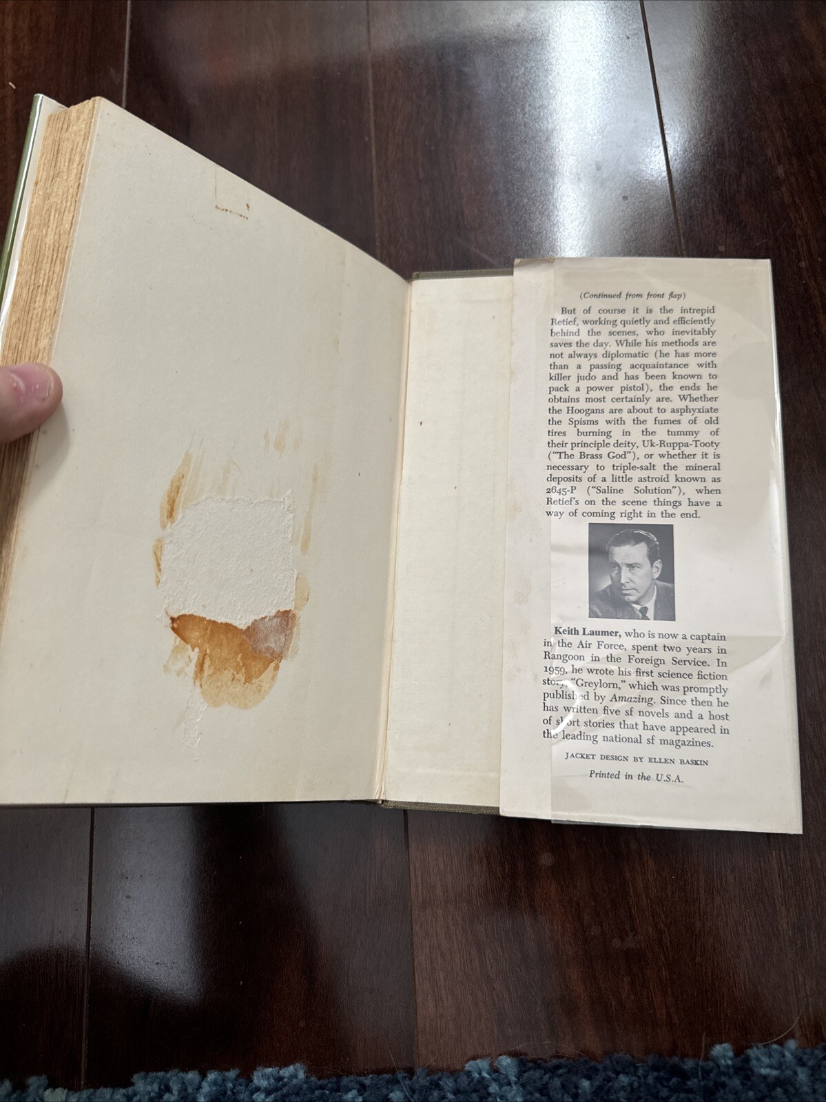 Galactic Diplomat by Keith Laumer First Edition HC DJ 1965 – Ex Library