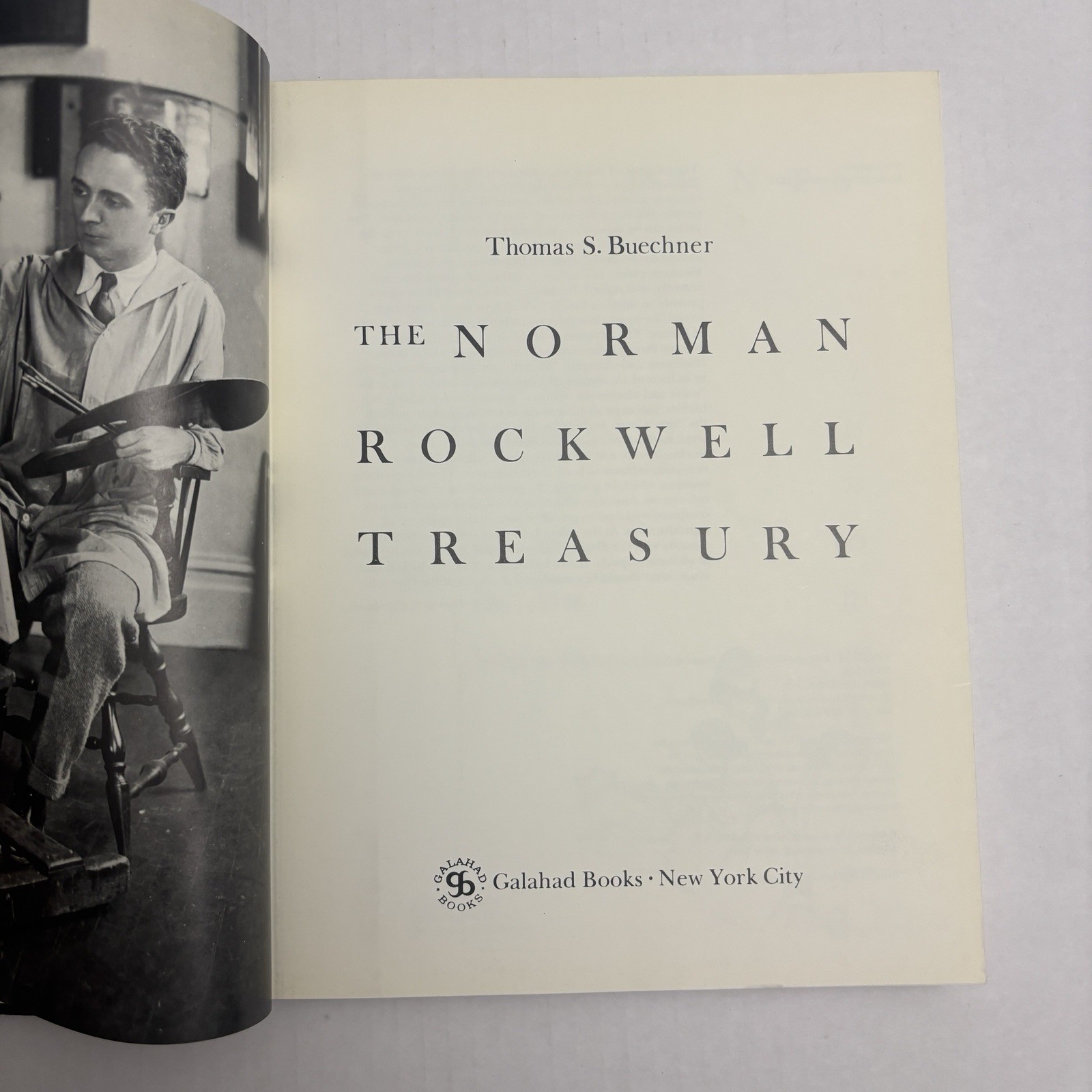 The Norman Rockwell Treasury Thomas S Buechner 1979 Hardcover Illustrated Book