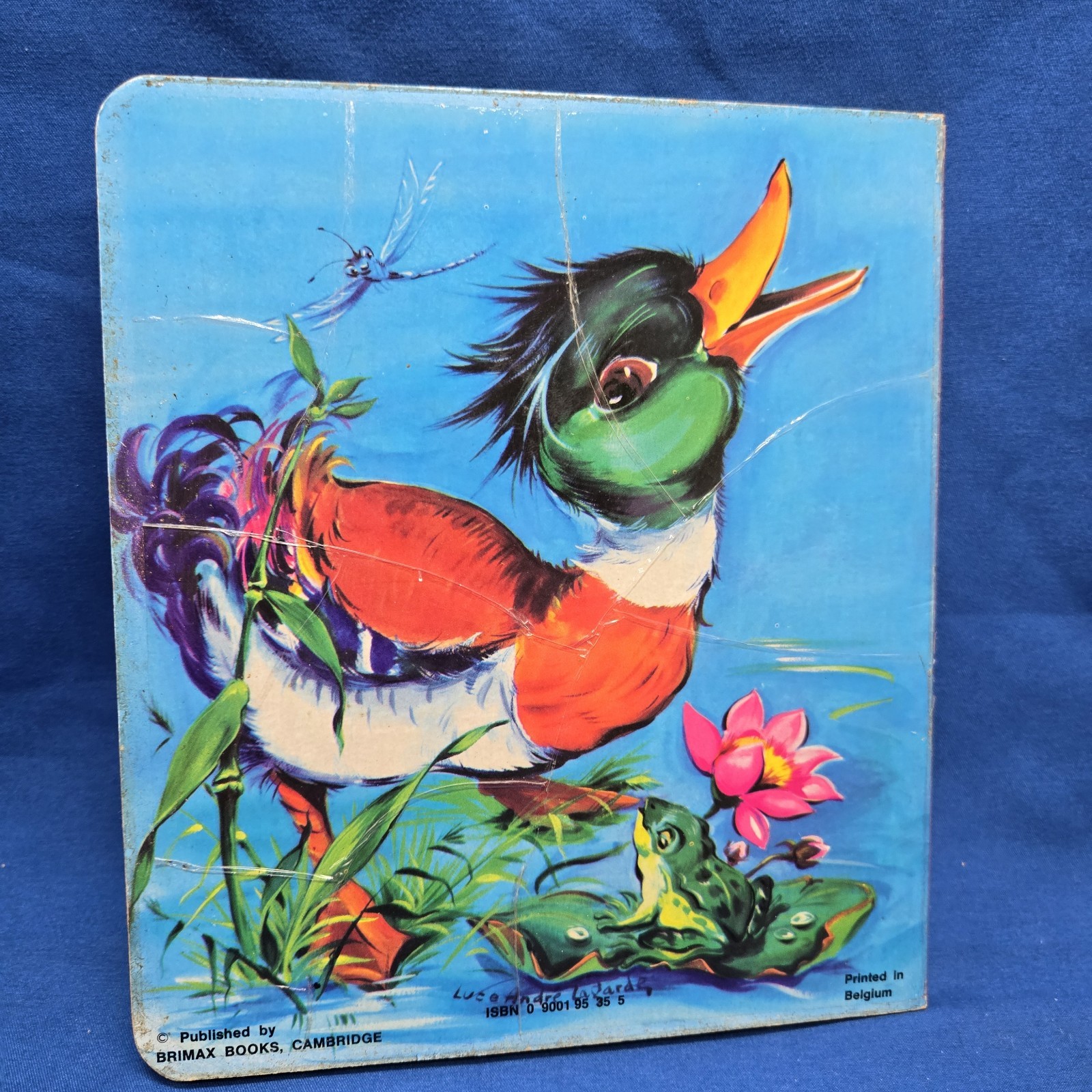 Vintage Day Forest Board Book Children Animals Nature Woodland Elementary Story