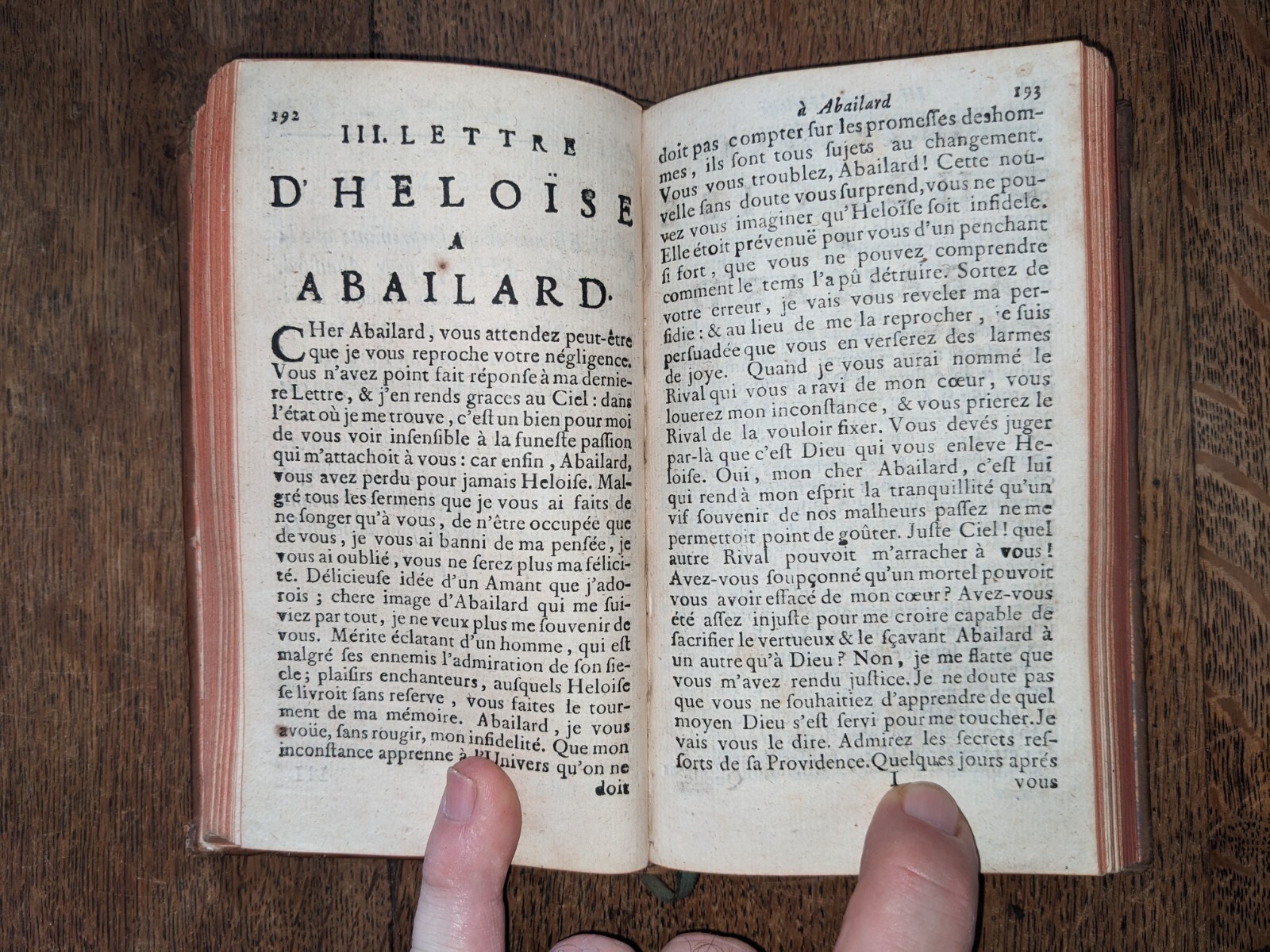 old book-New collection on Abaillard and Héloise – 1725