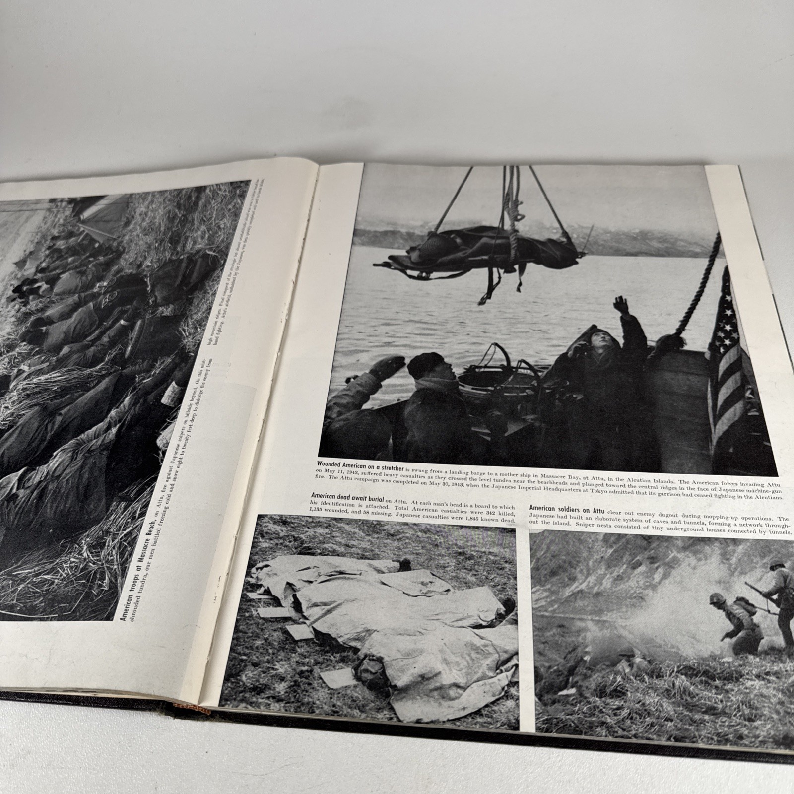 Collier’s Photographic History of World War II – Large-Size 1946 Hardcover