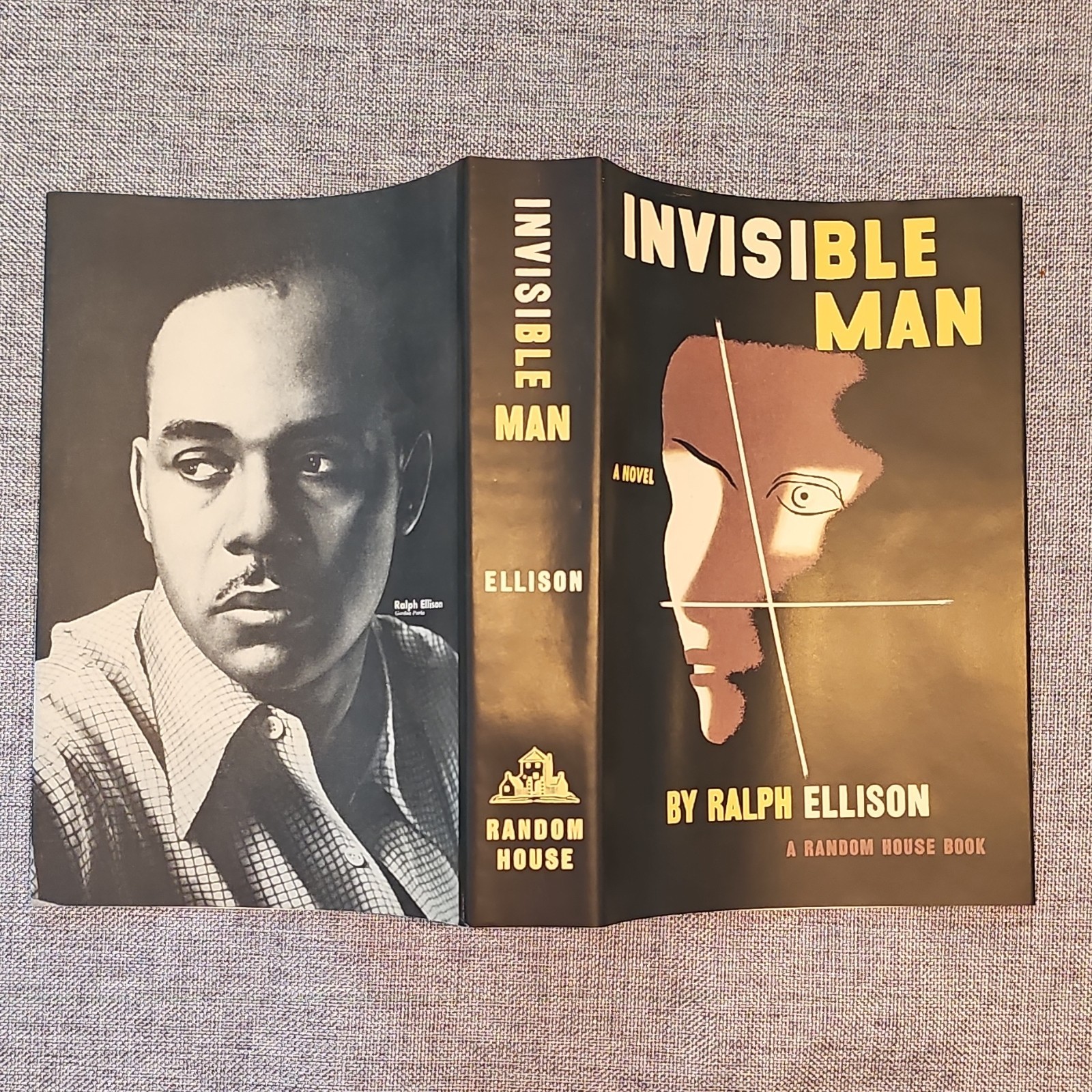 Invisible Man – Ralph Ellison Hardcover 1952 Random House, First Edition Library
