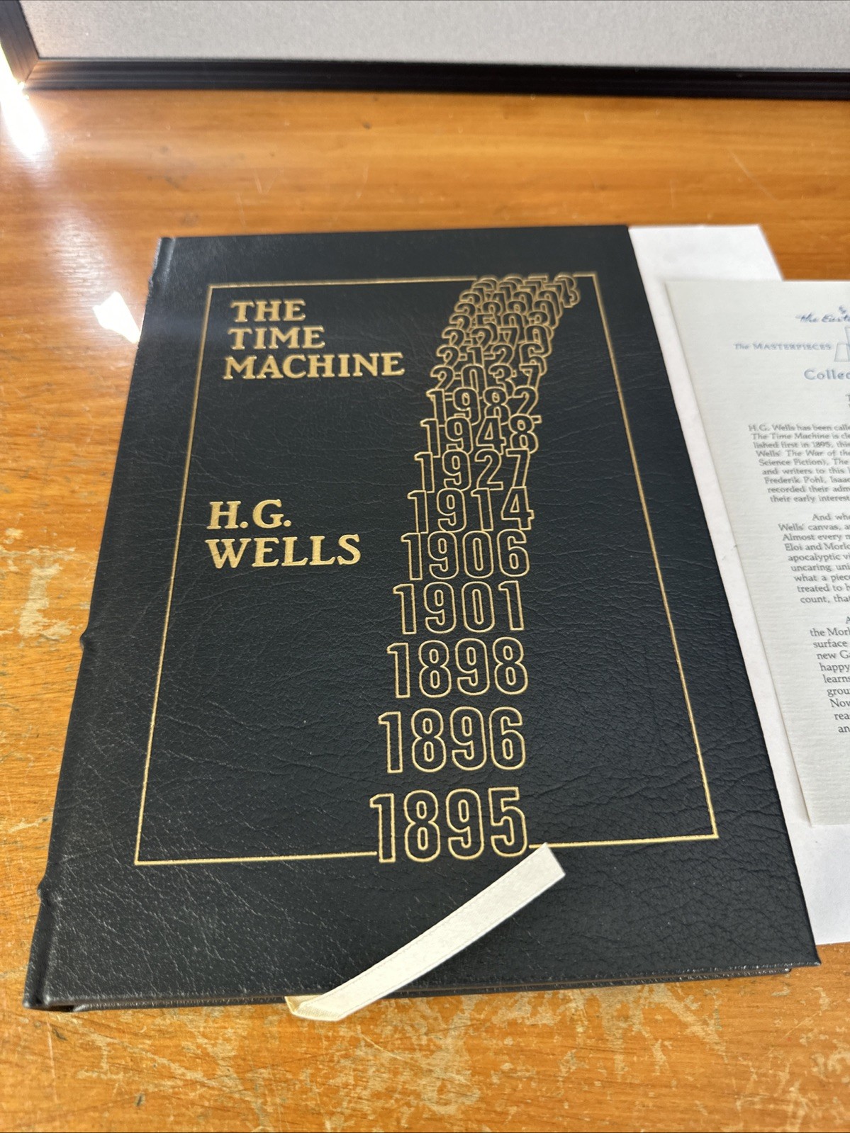 The Time Machine, H.G. Wells, Easton Press, Collector’s Edition, 1986