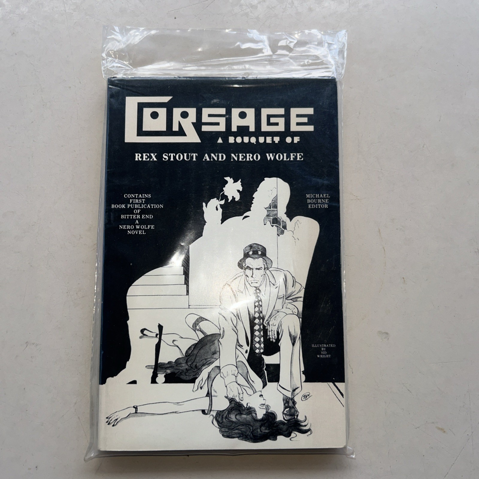 Corsage A Bouquet of Rex Stout and Nero Wolfe Bitter End 1st Edition 1977 Book
