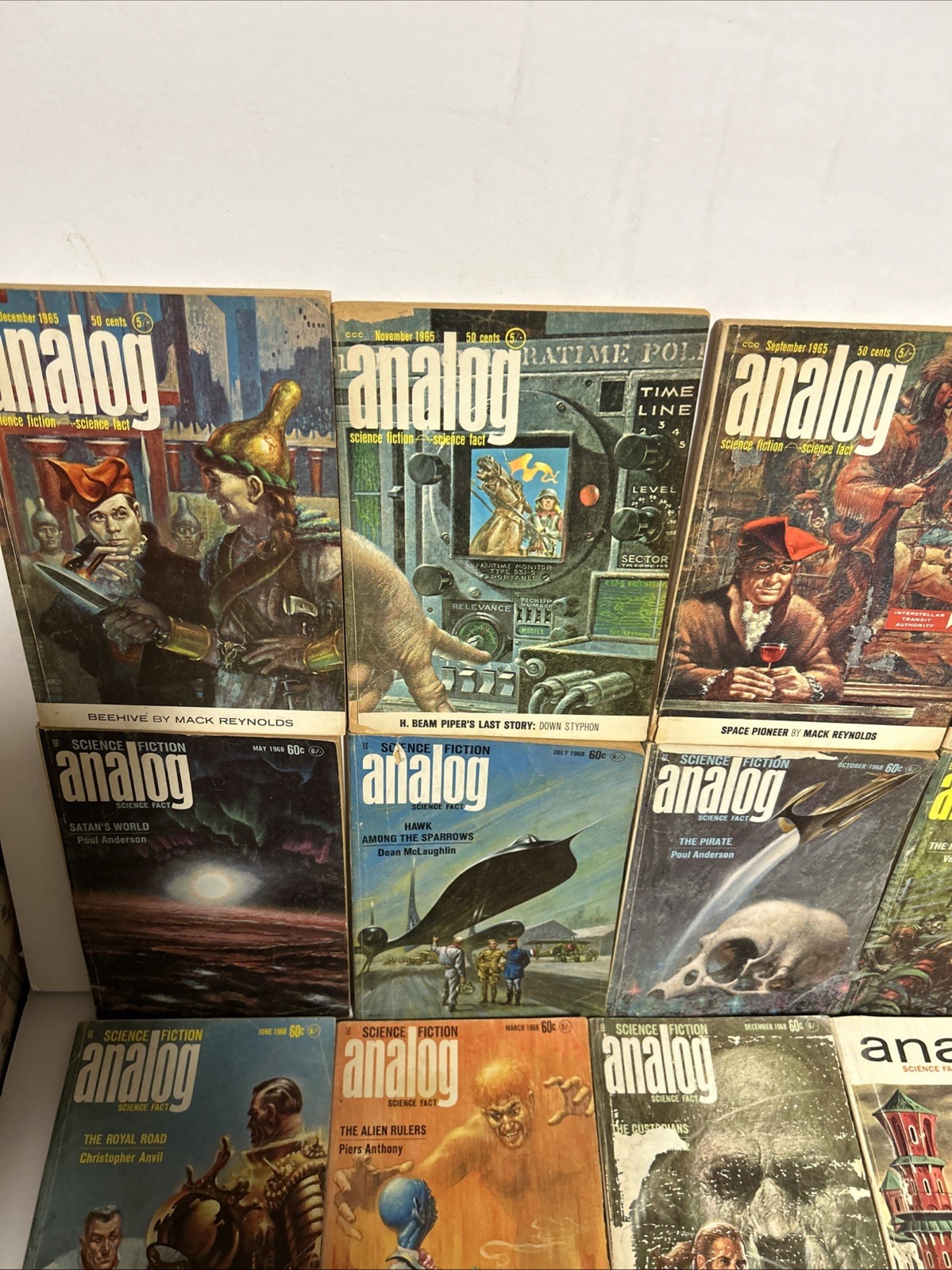 Analog Science Fiction Magazine 1960’s Vtg Lot Of 24 1961-68