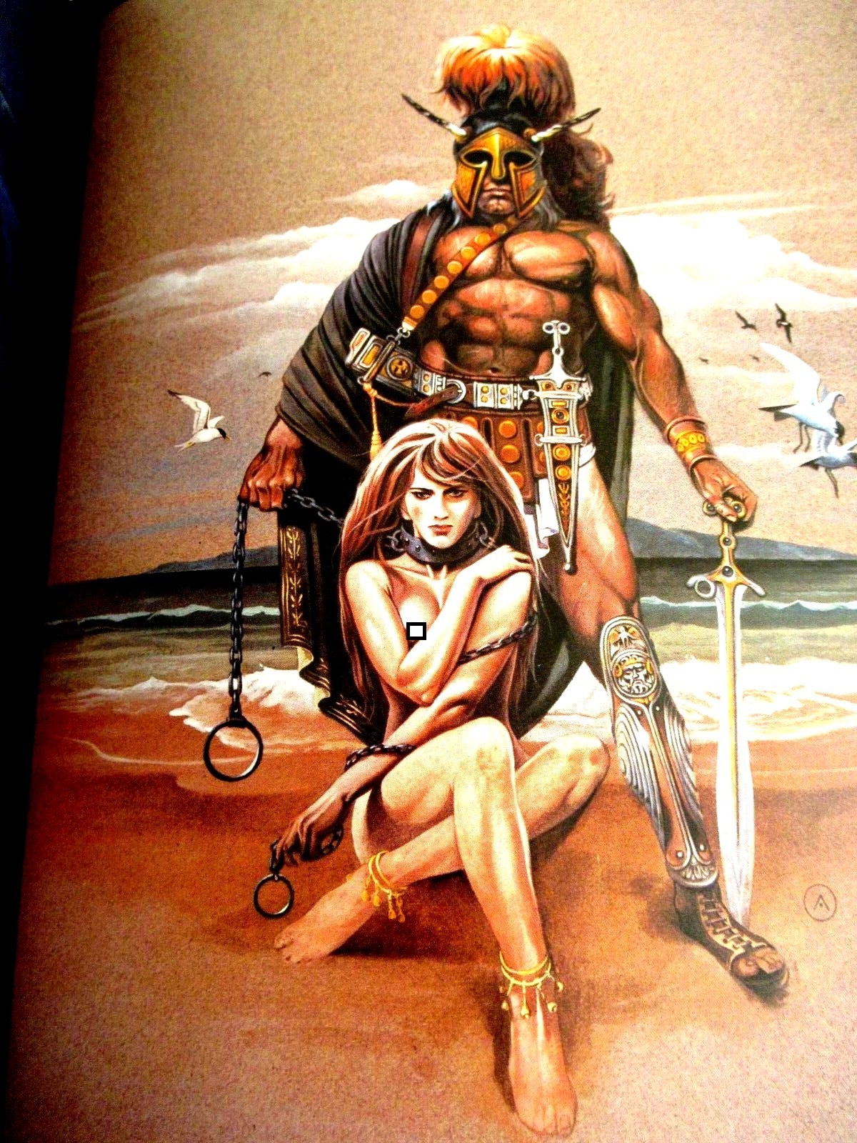 CHRIS ACHILLEOS “BEAUTY AND THE BEAST” ~ (1978) ~ ** FANTASY / EROTIC ART** #74