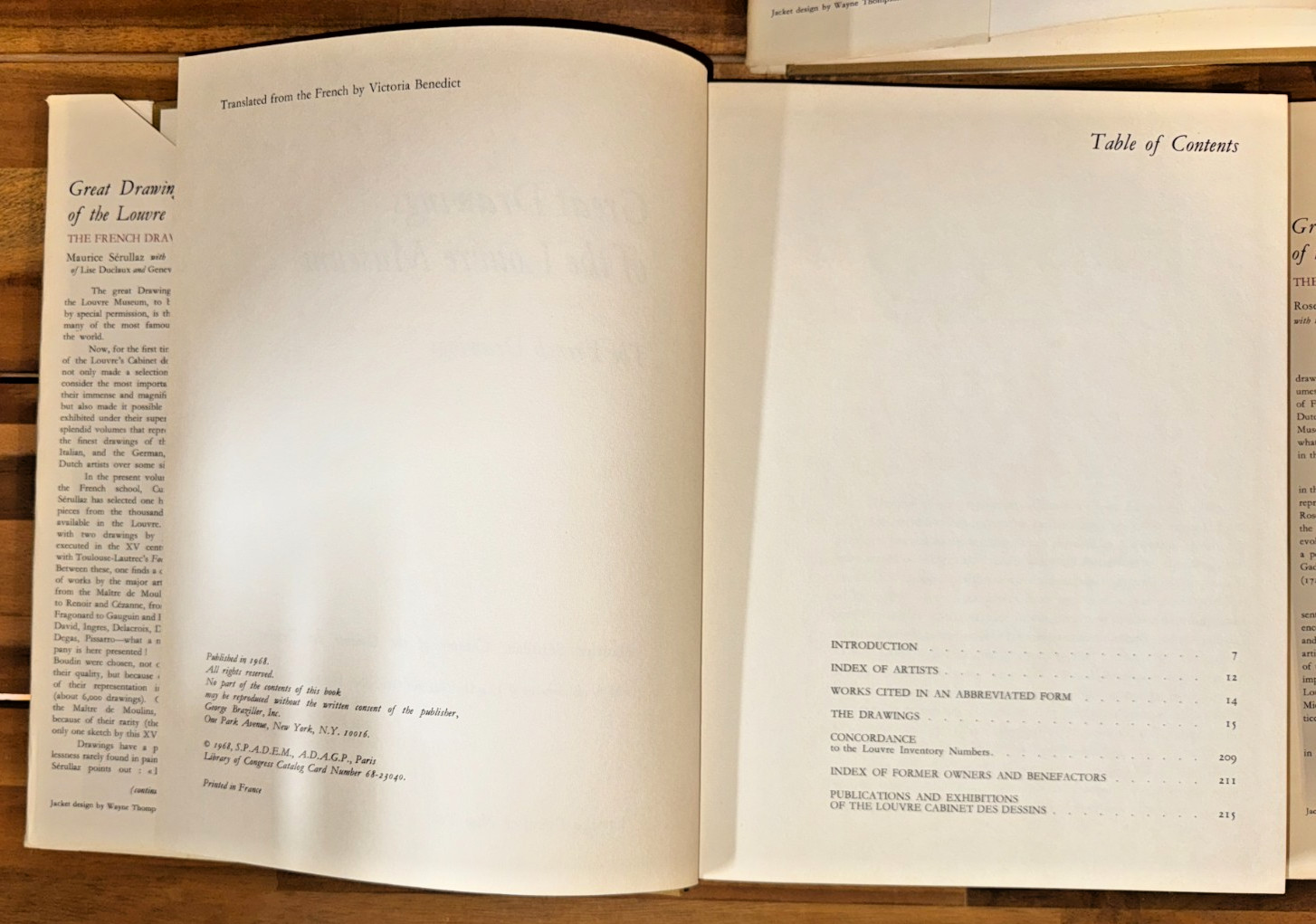 Great Drawings of the Louvre Museum-3 Volume Book Set 1968