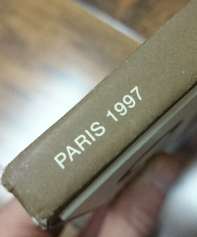 1998 CHANEL BOUTIQUE PARIS SPRING COLLECTION BOOK PARIS W/PRESS PAPER LAGERFELD