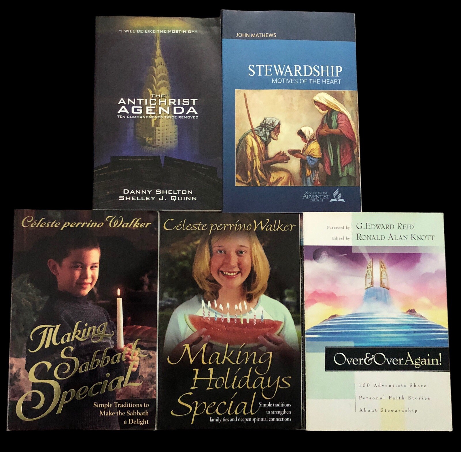 Lot of 21 Assorted Seventh-day Adventist Books Booklets Tracts Christian Reading