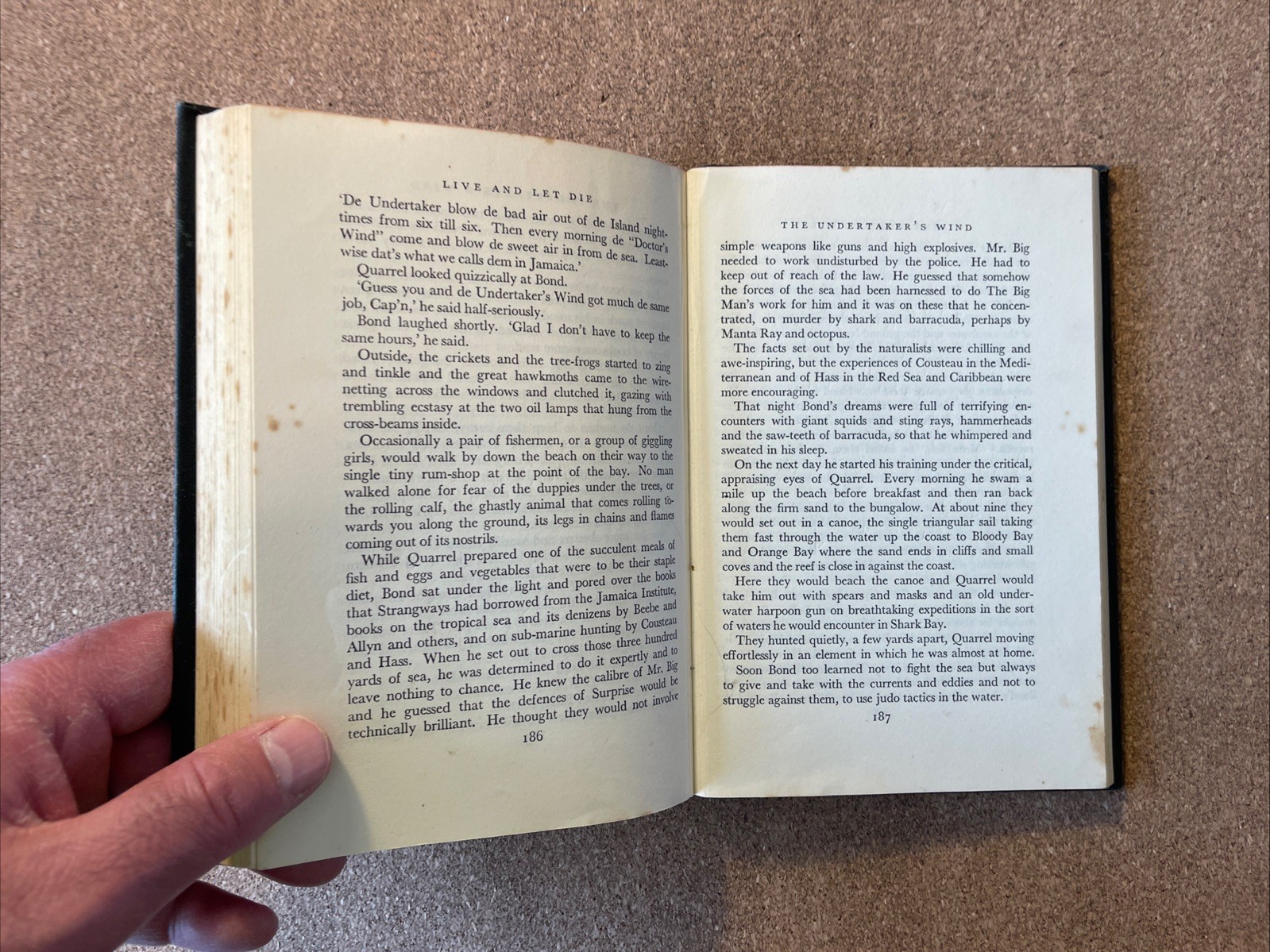 Live And Let Die By Ian Fleming 1956 HB Good, James Bond 007, Reprint Society Ed