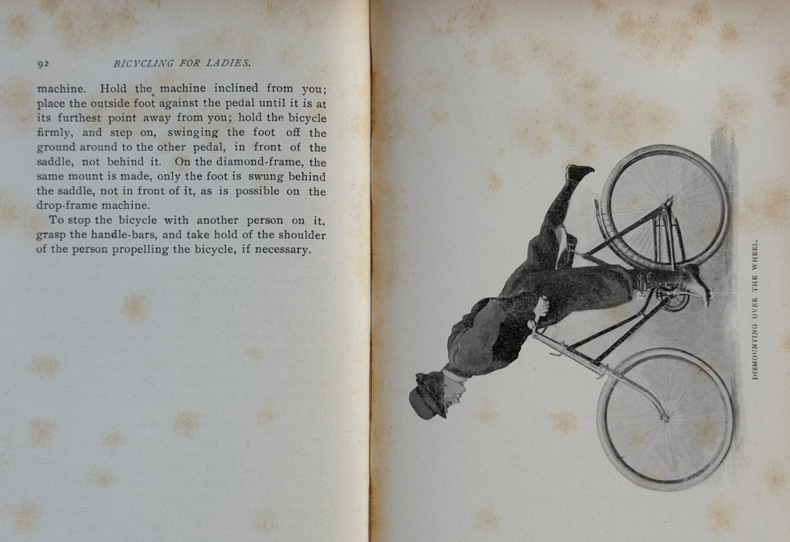 1896 Bicycling For Ladies Maria Ward 1st Ed. Alice Austen Bicycle Cycling ~ RARE