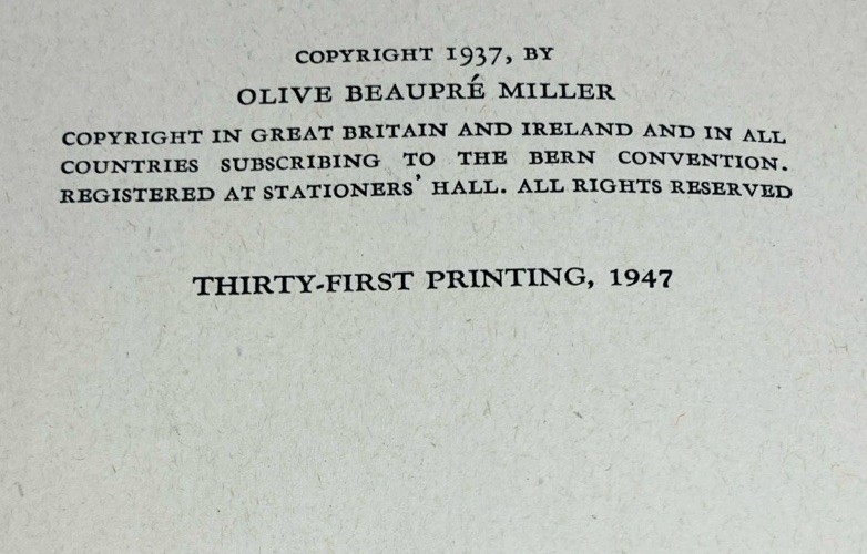 1947 My Book House Story Time Vol 2 Little Black Sambo Children’s 224 Pages HC