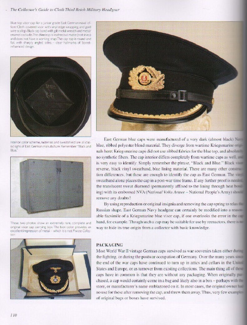 Collector’s Guide to Third Reich Military Headgear with 350+ color & b/w photos