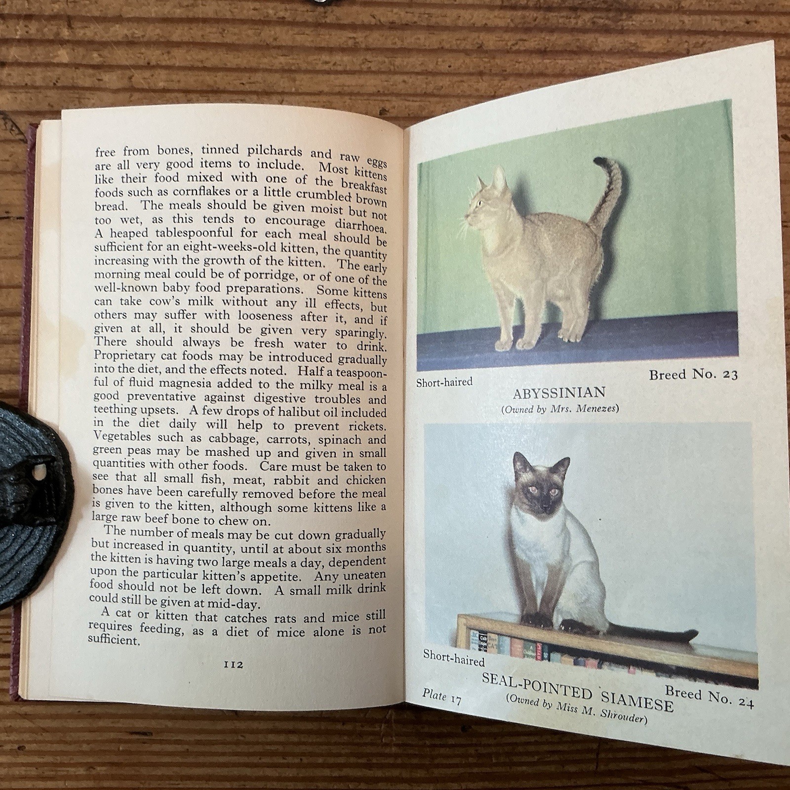 lot Of 2 THE OBSERVER’S BOOK OF CATS / TREES – Pocket Books Vintage Very Good