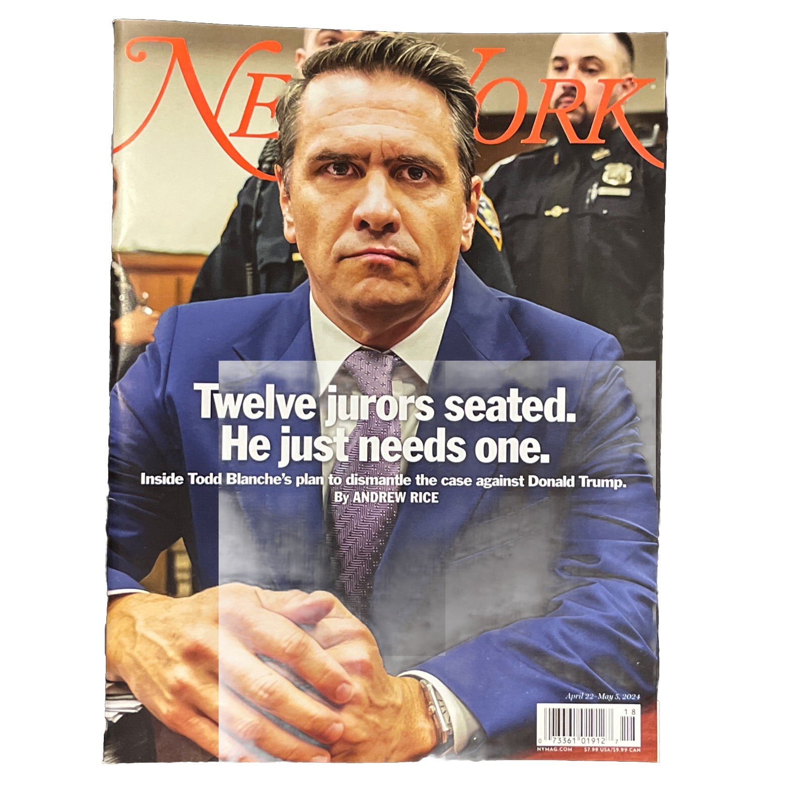 NEW YORK Magazine APRIL 22 MAY 5 2024 TWELVE JURORS SEATED JUST NEEDS ONE