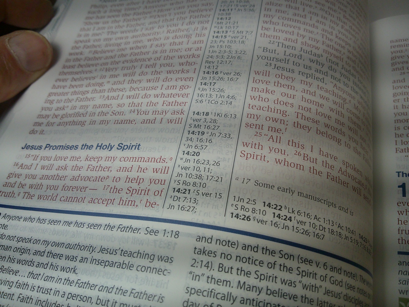 NIV STUDY BIBLE BLACK BONDED LEATHER 2011 RED LETTER ZONDERVAN NEAR EXCELLENT