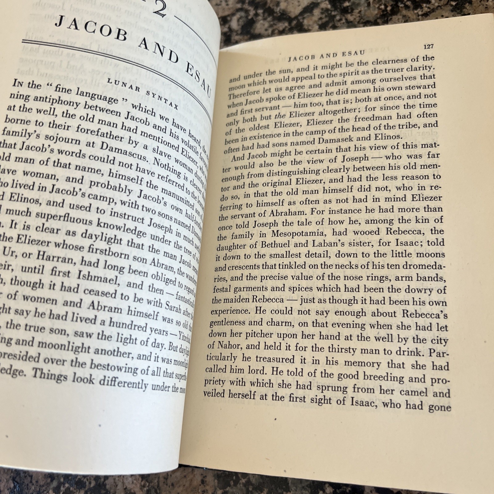 Joseph and His Brothers By Thomas Mann 1944