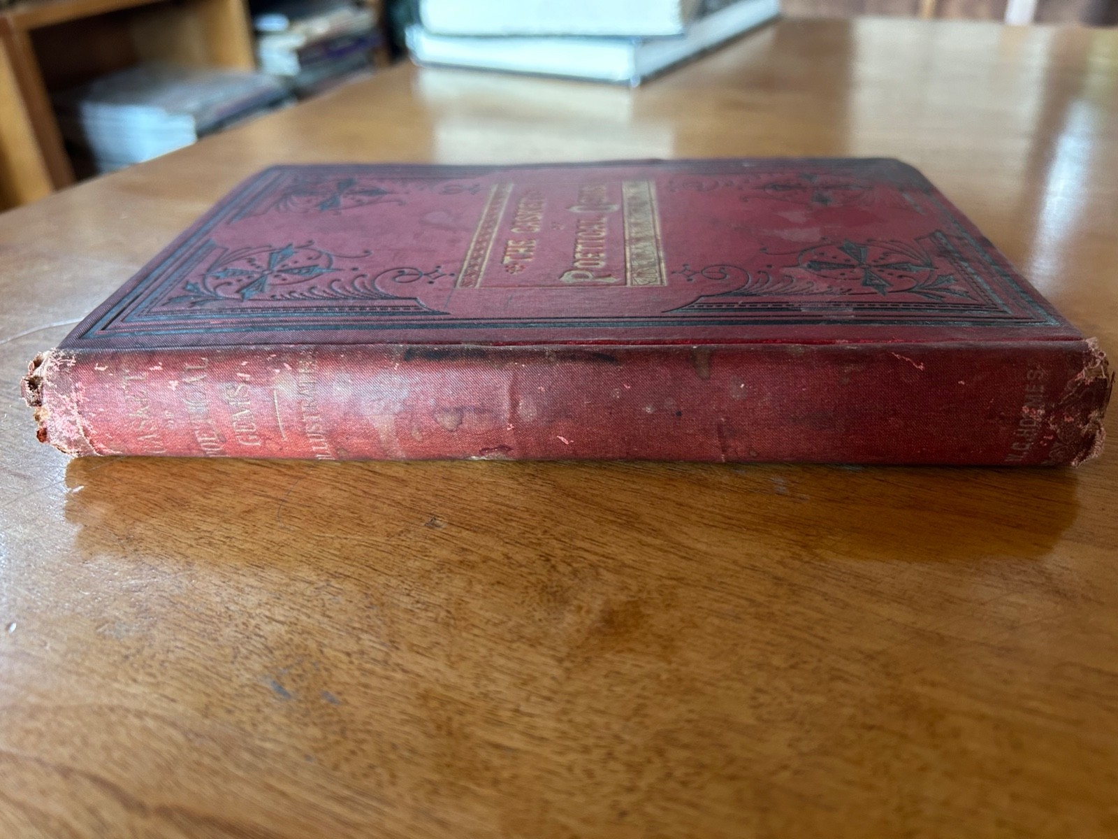 The Casket Of Poetical Gems 1880. Vintage Book, 1st Ed- RARE FIND
