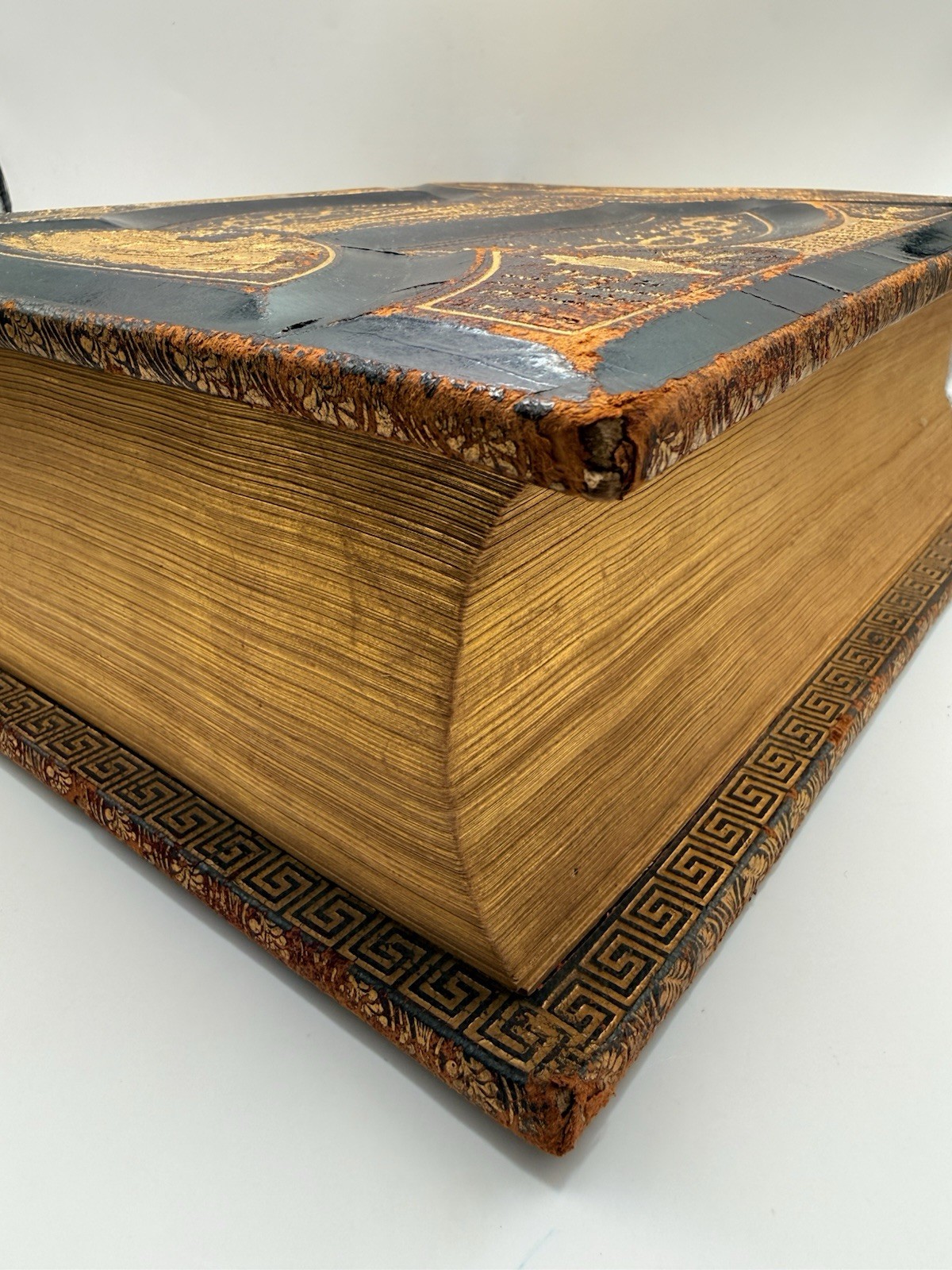Antique Swedish Family Bible Gustave Dore Illustrated Family Records -1890