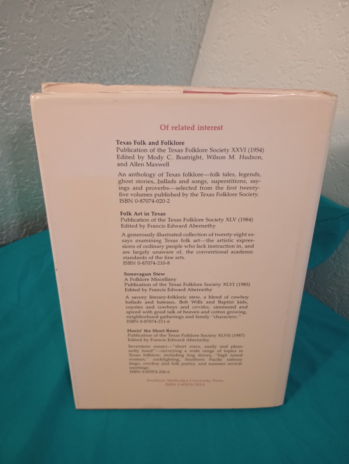 Texas Toys And Games hardcover Texas Folklore Society – Francis Edward Abernathy