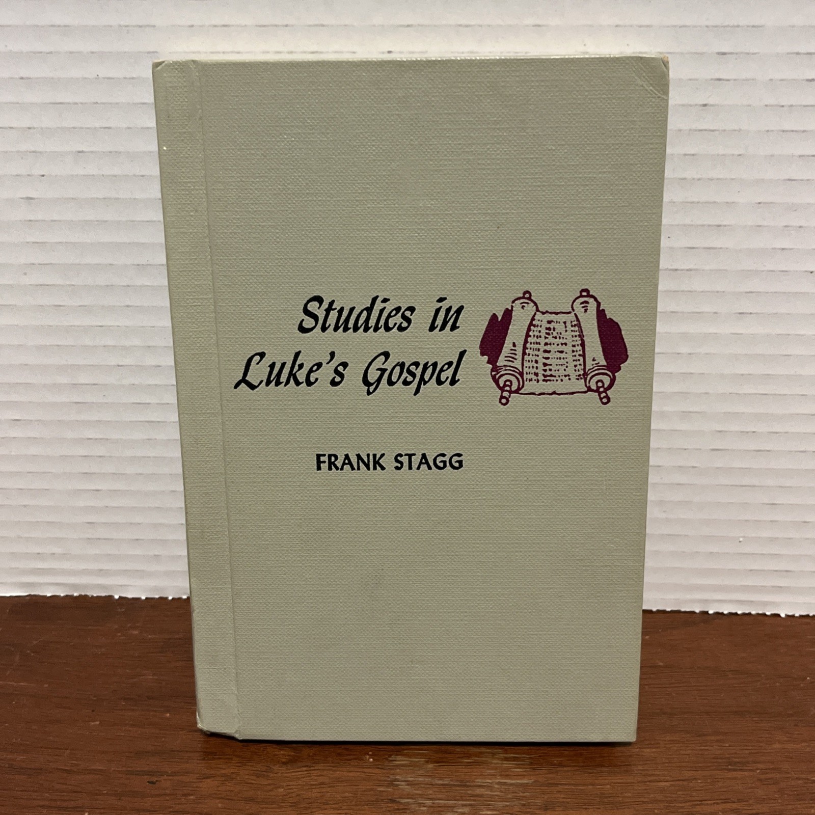 Luke’s Gospel Home Bible Study by Frank Stagg 1967 Convention Press HB Book