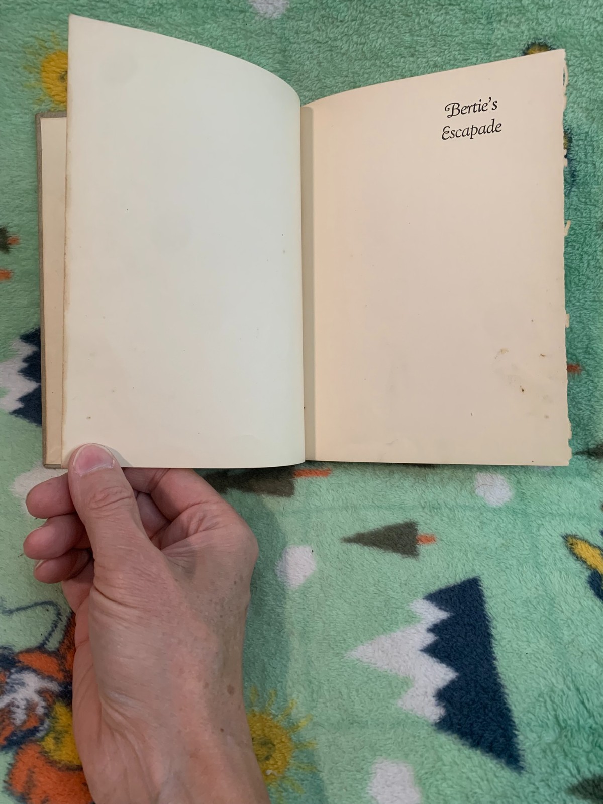 Bertie’s Escapade by Kenneth Grahame, 1949, First Edition, First Impression