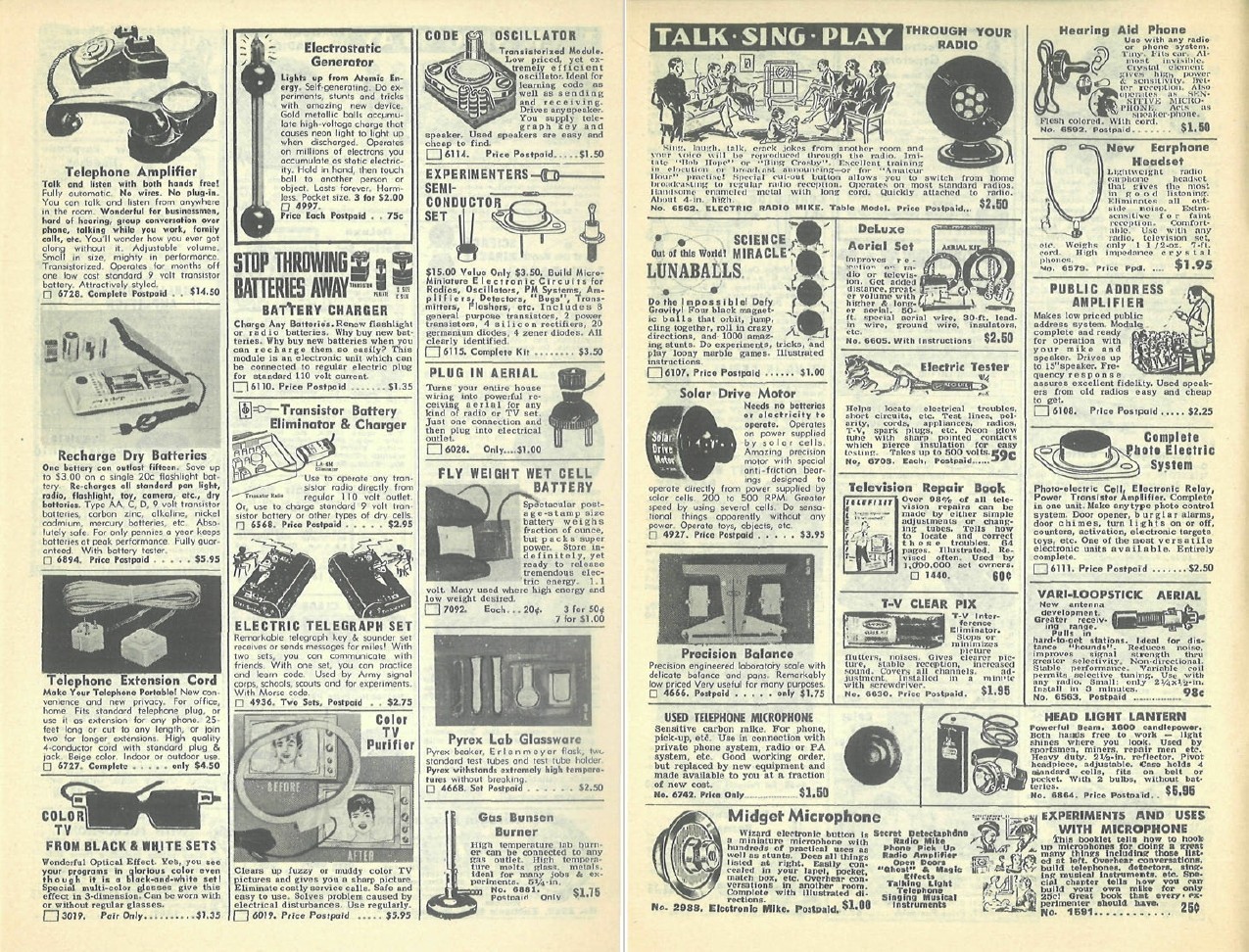 8 old Johnson Smith Co. Curios Gifts Novelty Catalogs (1960s, 70s & 90s) on DVD