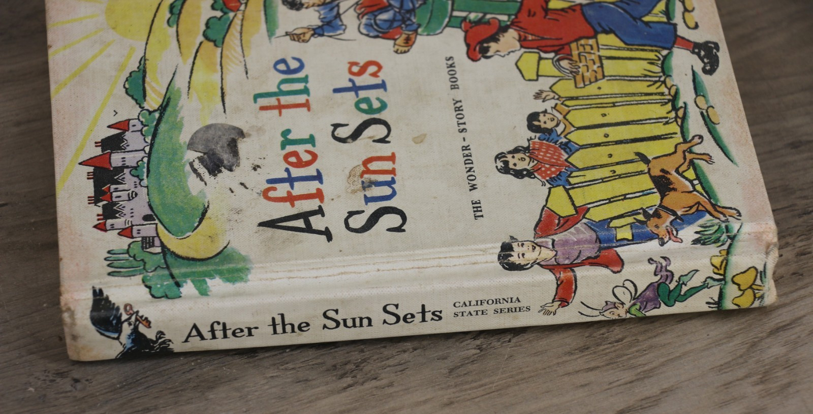 After the Sun Sets Wonder Story Books Vintage Children’s Book Illustrated