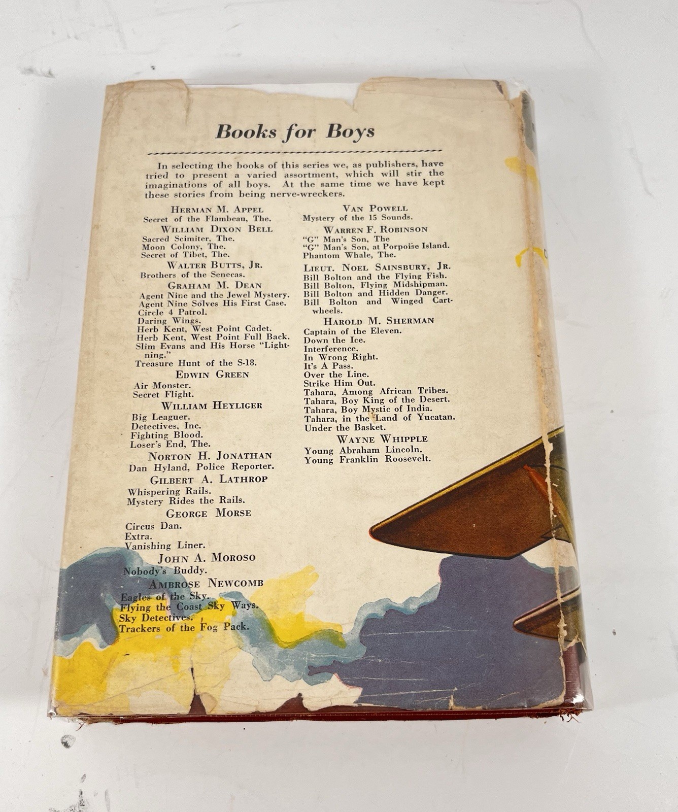 1930 Antique Adventure Book “Eagles of the Sky” Vintage Homeschool Collectable