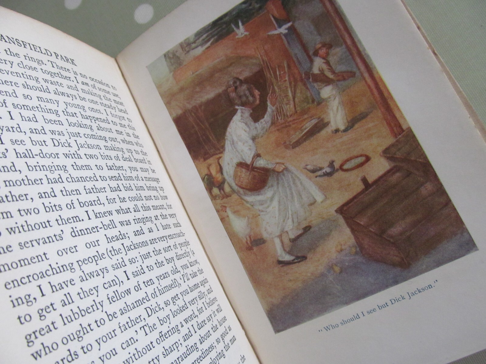 MANSFIELD PARK JANE AUSTEN ILLUSTRATED A WALLIS MILLS CHATTO WINDUS X 2 HB 1917