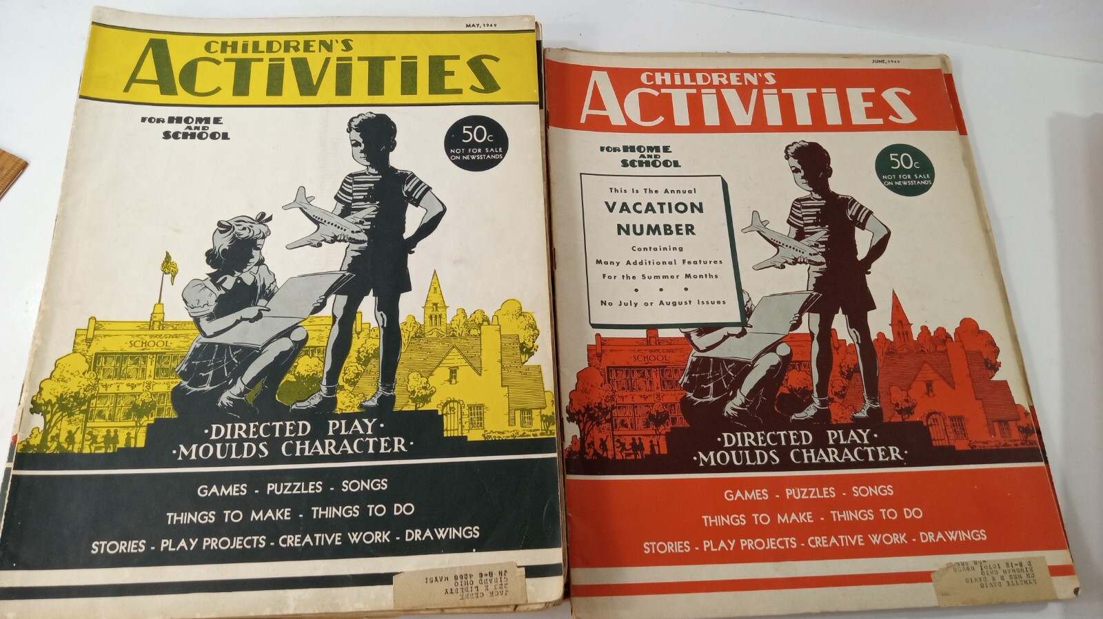 1930s-50s Children’s Activities Magazine Lot of 19 + 1957 Boys’ Life